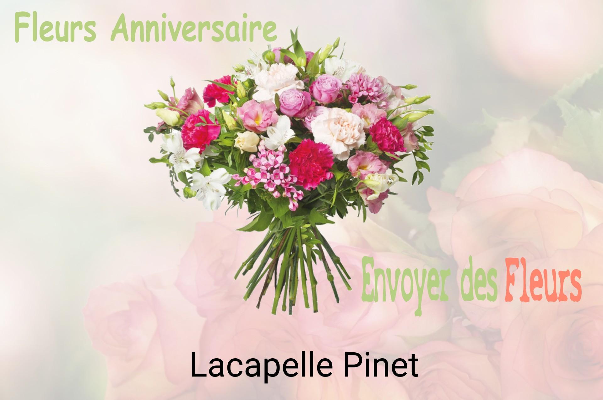 Bouquet de fleurs d’anniversaire livré à Lacapelle-Pinet
