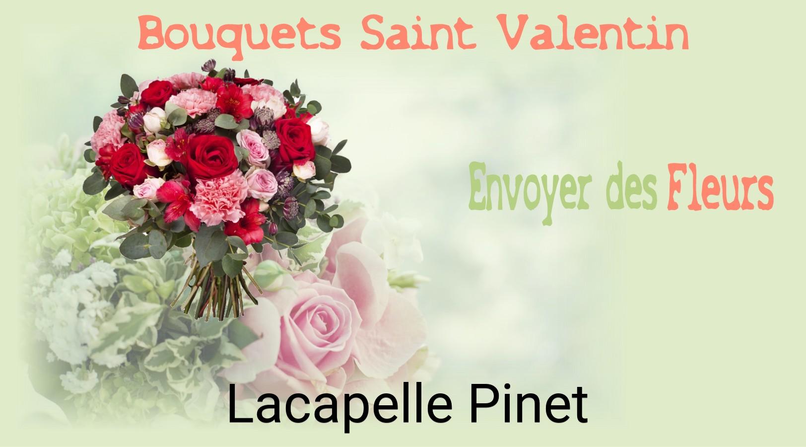 Roses de Saint-Valentin livrées à Lacapelle-Pinet